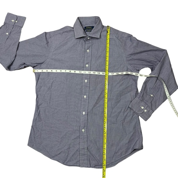 Polo Ralph Lauren Button Up Shirt Custom-Fit Houndstooth - Picture 3 of 9